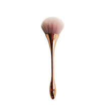 Load image into Gallery viewer, Large Rose Gold Powder Blush Brush Professional Cosmetic Brushes Set