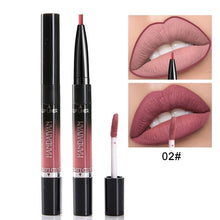 Load image into Gallery viewer, HANDAIYAN 2 In 1 Lip Liner Pencil Lipstick