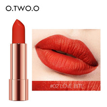 Load image into Gallery viewer, O.TWO.O Matte Lipstick Nude Brown Red Lips Makeup Velvet Silky Smooth Texture