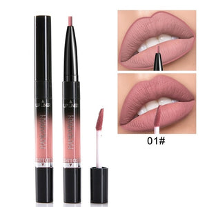 HANDAIYAN 2 In 1 Lip Liner Pencil Lipstick