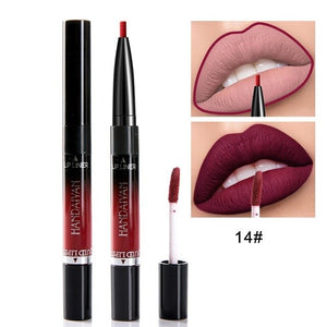 HANDAIYAN 2 In 1 Lip Liner Pencil Lipstick