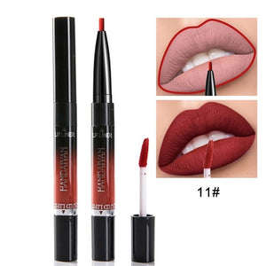 HANDAIYAN 2 In 1 Lip Liner Pencil Lipstick