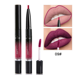 HANDAIYAN 2 In 1 Lip Liner Pencil Lipstick