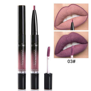 HANDAIYAN 2 In 1 Lip Liner Pencil Lipstick