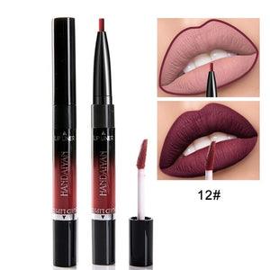 HANDAIYAN 2 In 1 Lip Liner Pencil Lipstick