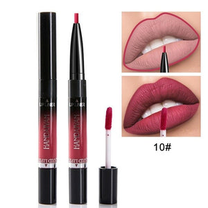 HANDAIYAN 2 In 1 Lip Liner Pencil Lipstick