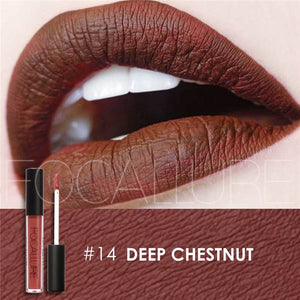 FOCALLURE Matte Lip Gloss  Waterproof Liquid Lip Lipstick