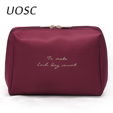Load image into Gallery viewer, UOSC Women Cosmetic Bag Travel Make Up Solid Bags
