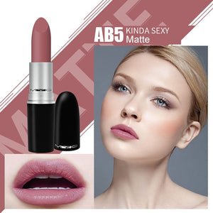 New matte lipstick high-quality metal tube bullet lipstick