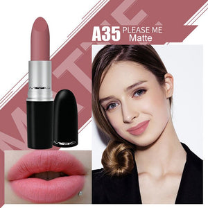 New matte lipstick high-quality metal tube bullet lipstick