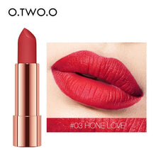 Load image into Gallery viewer, O.TWO.O Matte Lipstick Nude Brown Red Lips Makeup Velvet Silky Smooth Texture
