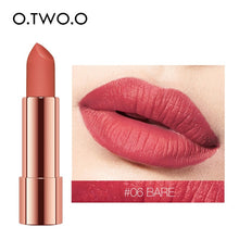 Load image into Gallery viewer, O.TWO.O Matte Lipstick Nude Brown Red Lips Makeup Velvet Silky Smooth Texture
