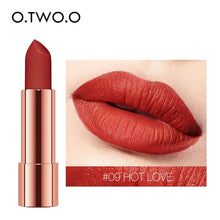 Load image into Gallery viewer, O.TWO.O Matte Lipstick Nude Brown Red Lips Makeup Velvet Silky Smooth Texture
