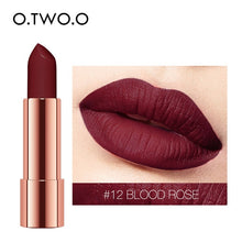 Load image into Gallery viewer, O.TWO.O Matte Lipstick Nude Brown Red Lips Makeup Velvet Silky Smooth Texture
