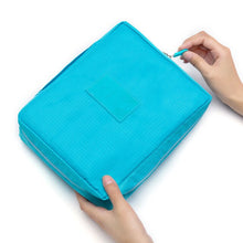 Load image into Gallery viewer, New Zipper Man Women Makeup bag nylon Cosmetic bag
