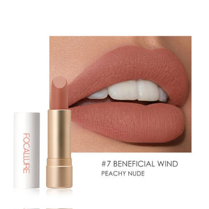 FOCALLURE Waterproof Matte Lipstick Nude Velvet Lip