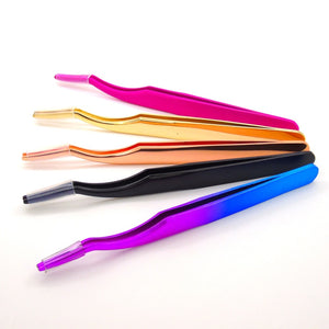 1pcs False Eyelash Tweezers Eyelash curler Eyelash