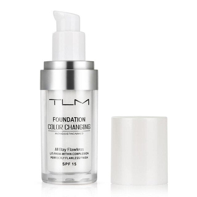 TLM 30ml Magic Color Changing Foundation Oil-control Makeup Liquid Foundation