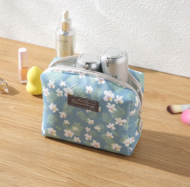 Fashion Mini Purse Striped Travel Wash Bag