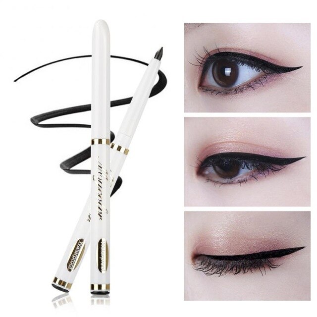 women 1 Pcs Black Long Lasting Eye Liner Pencil